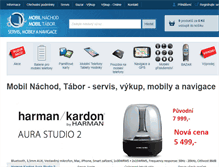 Tablet Screenshot of mobil-tabor.cz